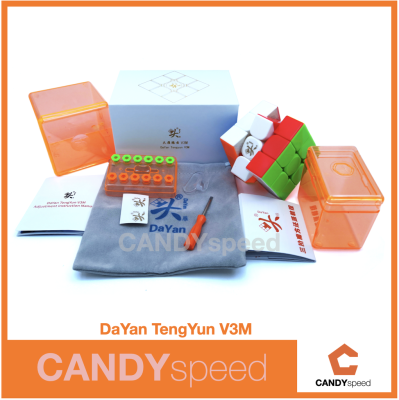 รูบิค 3x3 Dayan TengYun V3 M Stickerless มีแม่เหล็ก | By CANDYspeed