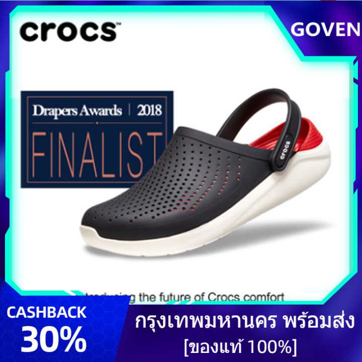 crocs-literide-ของแท้-ราคาถูก-ที่สุด-รองเท้าแตะรัดส้น-สไตล์-รองเท้าแตะรัดส้น-สไตล์-crocs-literide-sandals-sd29-ชาย-หญิง