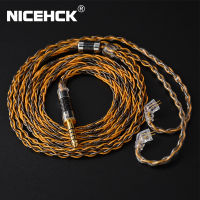 Nicehck C8-1 8 Core 2Pin สายหูฟัง เคลือบเงินผสมทองแดง ขนาด 3.5 / 2.5 / 4.4 มม. Mmcx / Nx7 Pro / Qdc / 0.78 มม.