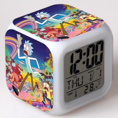 【Worth-Buy】 Reloj Despertador นาฬิกาปลุก7เปลี่ยนสีได้ไฟ Led นาฬิกาปลุกเด็กของเล่นเด็ก Saat Wekker Reveil