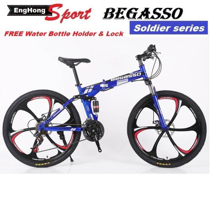 Begasso FOLDABLE SIX Blade Bike /Begasso Folding Bicycle 26in, Begasso ...
