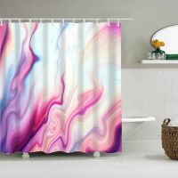 Baltan HOME LY1 3D Floral Pattern Shower Curtain Shower Curtain Shower Curtain and Hook Polyester Printed Curtain Bath