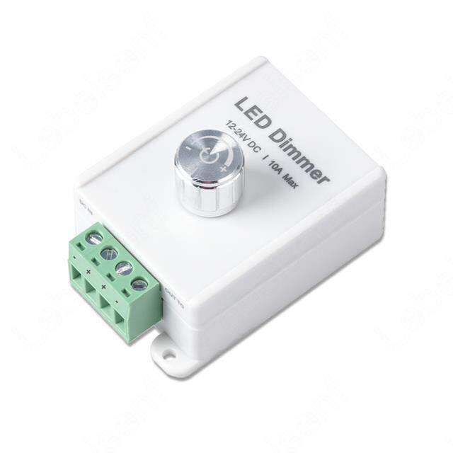 new-mini-led-knob-dimmer-dc-12v-24v-10a-1-channel-lighting-controller-metal-rotary-for-indoor-led-cob-single-color-lamp-strip