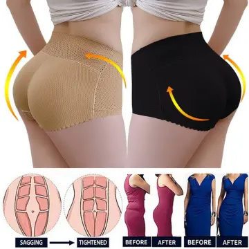 Women Butt Pads Enhancer Panties Padded Hip Underwear Shapewear Butts Lifter  Lift Panty Seamless Fake Padding Briefs 