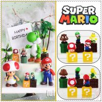 ♦ Decoration 5Pcs/set Super Mario Bros Figures Desktop Car Gifts