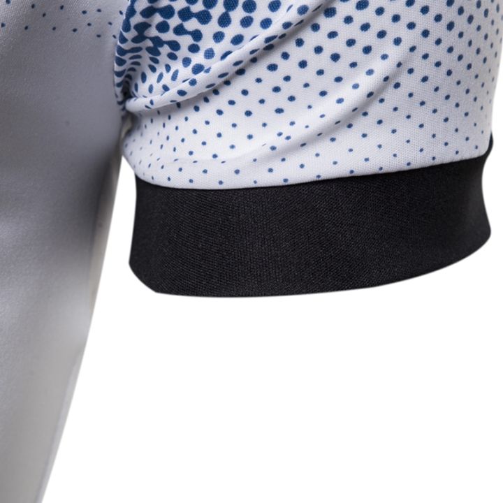 เสื้อคอปกเปิดแขนสั้นสำหรับผู้ชาย-เสื้อยืดระบายอากาศที่สะดวกสบายแฟชั่นลำลองแขนสั้นสำหรับเสื้อกอล์ฟโปโลฤดูร้อนใหม่