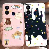 สำหรับ Tecno Pop 6เคส BE7น่ารักสีลูกกวาดเคสโทรศัพท์ซิลิโคนนิ่มกันกระแทกสำหรับ Tecno Pop 6 Pop6เปลือก6.1