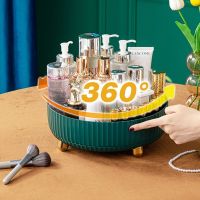 【YD】 360° Rotating Makeup Storage Eyebrow Holder Desktop Organizer