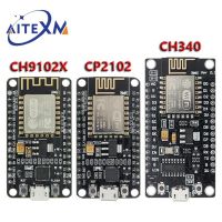 ♞ โมดูลไร้สาย CH340 / CP2102 Nodemcu V3 Nodemcu V2 Lua Wifi กับเสาอากาศ Esp8266 Esp-12E ESP-12F