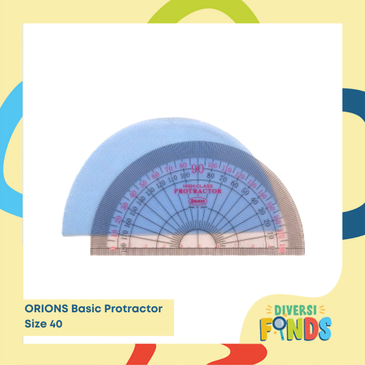 1pc Orions Basic PROTRACTOR 40 Lazada PH