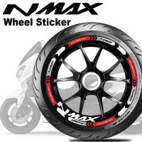 ✎❁☼ 16pcs Motorcycle Wheel Sticker Nmax Rim Decals Logo For Yamaha Nmax 125 155 2021 2020