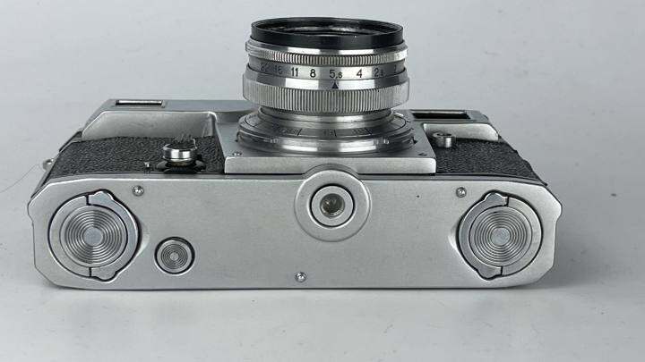 Appareil Photo Kiev 4A + Jupiter 8M 50mm F/2 – Copie Soviétique Du Yashica – Argenté