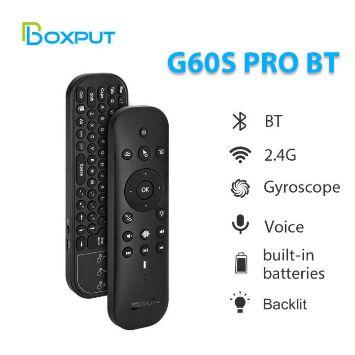 boxput-รีโมทคอนโทรล-g60s-pro-bt-2-4ghz-เมาส์รีโมทคอนโทรลอากาศเสียงไร้สายพร้อมแป้นพิมพ์ขนาดเล็กแบบทัชแพดแบ็คไลท์สำหรับ-tvbox-คอมพิวเตอร์-sep-topbox