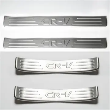 4Pcs Stainless Steel Car Door Sill Scuff Plate Guard Sills for CRV