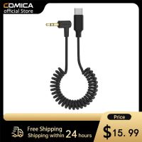 Comica CVM-D-UC II 3.5mm TRS To USB-C Audio Output Cable For Android Smartphone Wireless Microphone