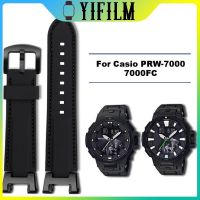 ❁❍✟ สายซิลิโคนสำหรับ Casio ROTREK PRW-7000/7000FC PRW7000 สายกันน้ำสายรัดข้อมือสำหรับ Casio 5480 สายนาฬิกาสมาร์ทสำหรับผู้ชาย