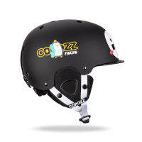 COPOZZ Kids Cartoons Ski Helmet Integrally-molded Safety Outdoor Skiing Cycling Protection Helmet Skiing Equipment