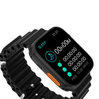 สมาร์ทวอท์ช GPS สำหรับผู้ชายและผู้หญิง Smartwatch Olahraga ระบุตำแหน่งสำหรับการติดตามการนอนหลับของอัตราการเต้นของหัวใจความดันโลหิต