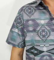 Bovy Reciveprint Shirt - เสื้อเชิ้ตพิมพ์ลาย BAS-3870