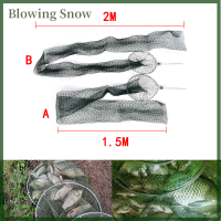 กระเป๋าตกข่ายสำหรับตกปลาตาข่ายเป่ากับดักตกปลาพับได้สำหรับตกปลาขนาดเล็กกระเป๋าตาข่าย
