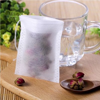 100pcs Disposable Filter for Spice Infuser Food Grade Corn Fabric Filters Teabags