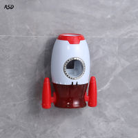 ASD Rocket Toothbrush Storage Rack Multifunctional Wall Mounted Toothpaste Holder Automatic Squeeze Toothpaste Holder For Home Bathroom ติดตั้งง่ายแปรงสีฟันออแกไนเซอร์กันน้ำ【 Fast Delivery】