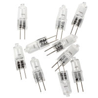 10 X Jc G4 12V 20W หลอดฮาโลเจนใสหลอดไฟ