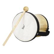 Baoblaze Wooden Toy Drum Percussion Musical Instrument Drum for Birthday