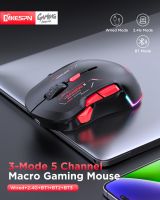 Wireless 10000DPI Macro RGB Gaming Mouse 10 Programmable Keys Rechargeable Game Mouse Charging RGB Light Left handed Left hand