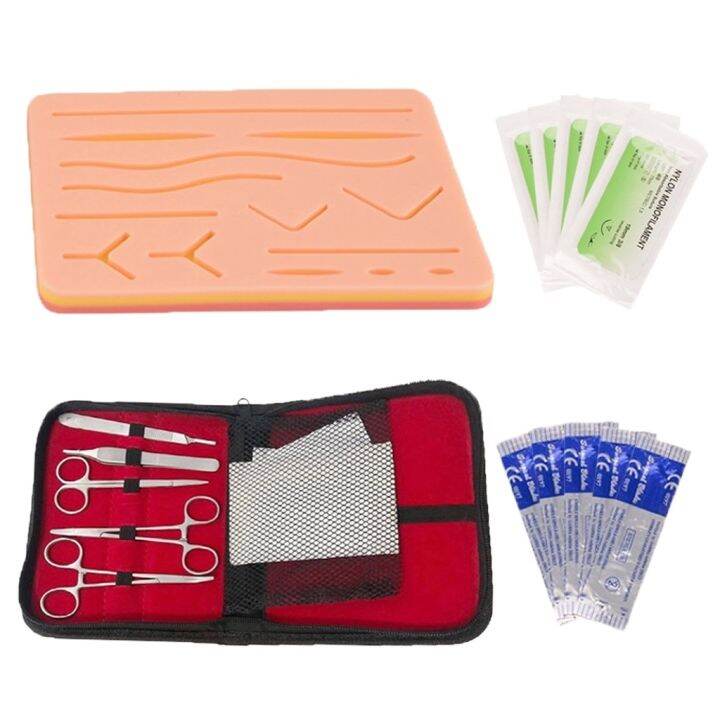 COD suture kit silicone pad training surgical suture practice kit suturing pad practice skin