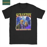 Scranton The Electric City The Office Tv Show Mens T Shirts Vintage Tee Shirt Tshirt Cotton Arrival 100% cotton T-shirt