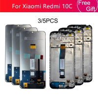 สำหรับเหมาะสำหรับ Xiaomi R Edmi 10C จอแสดงผล Lcd Touch Screen Digitizer สมัชชาที่มีกรอบสำหรับ R Edmi 10c หน้าจออะไหล่ซ่อมเปลี่ยน