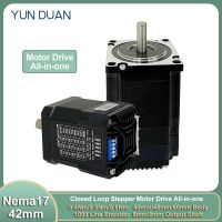 Nema17 Closed Loop Stepper Motor Drive All-in-one Encoder Hybrid Servo Motor 42mm Integrated Motor 1000 Line 0.4Nm-0.6Nm 40-60mm