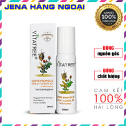 Mẫu mới Xịt keo ong Vitatree Super Propolis With Manuka Honey 30ml Úc 5