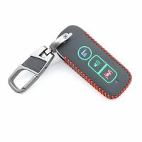 ♘♤✙ Luminous Leather Key Case Cover For Honda X SH 300 150 125 Forza 300 125 PCX150 ADV 2018 Scooters Motor 3 Buttons Protect Shell