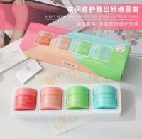 ของแท้ 100% มาส์กปาก ลาเนจ เซ็ต 4 ชิ้น LIP SLEEPING MASK MINI KIT[ Travel Exclusive ] กลิ่นหอมอ่อนๆ ละมุมริมฝีปาก ขนาด8g มาพร้อมกลิ่นใหม่ มิ้นท์ช็อคหอมละมุนมากๆ