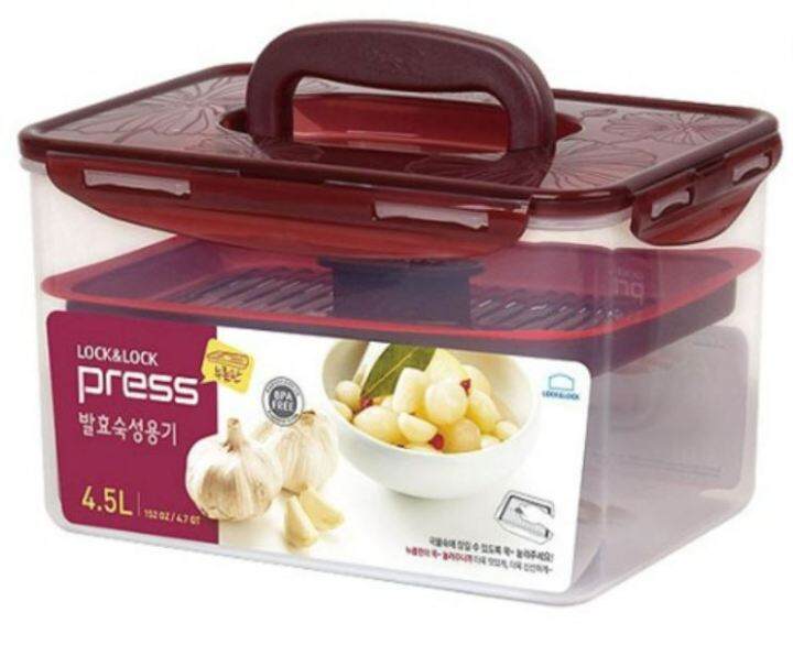 LocknLock Press Pickle Container Ferment Storage Make Kimchi