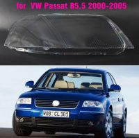 1ชิ้นเลนส์ไฟหน้าหน้ารถกรอบมือจับสำหรับ Vw พาสสาท B5.5 2000 2001 2002 2003 2004 2005ที่ครอบโคมไฟรถยนต์โปร่งใส