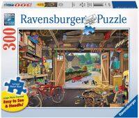 จิ๊กซอว์ Ravensburger - Grandpas Garage  300 piece XXL (Large Piece Format) (ของแท้ มีสินค้าพร้อมส่ง)