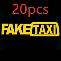 20pcspackage FAKE TAXI Car Sticker Car Bike Van Window Bumper Sticker Vinyl Decal Wholesale VIP Price