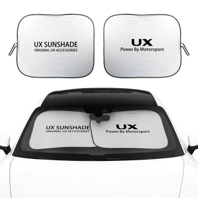 2ชิ้นที่บังแดดหน้ารถยนต์บังแดดครอบคลุมสำหรับ Lexus RX 250 350 NX 300 Fsport IS ES CT200h GS LX GX GX พับป้องกัน UV อัตโนมัติ