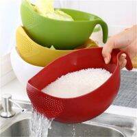 Rice Washer Quinoa Strainer Cleaning Veggie Fruit Kitchen Tools with Handle Newest Mesh Covers