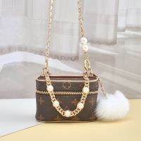 suitable for LV Mini cosmetic bag modified nicenano chain bag with miniD buckle silk scarf portable Messenger accessories