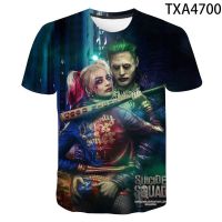 2021ใหม่ผู้ชายเสื้อยืด3D พิมพ์ดิจิตอลเยาวชนชายและหญิงเสื้อยืดฤดูร้อนฮาราจูกุแฟชั่นสบายๆเสื้อยืดด้านบน