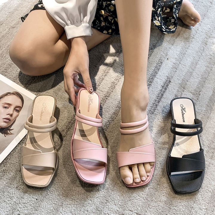 【YOTO】New Shoes for women Ankle Strap Sandals Korean Fashion heels ...