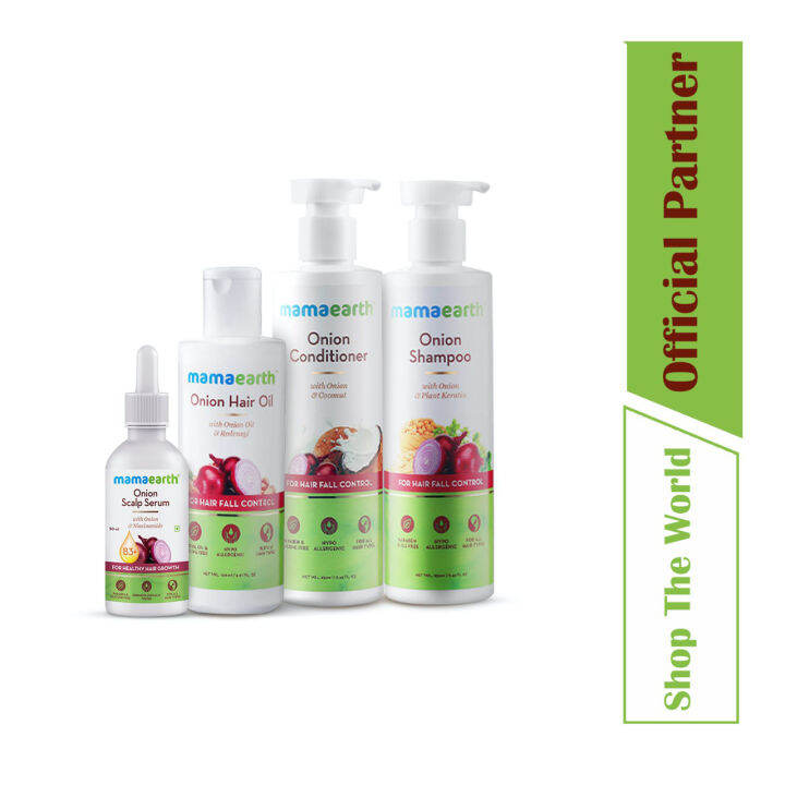 Mamaearth Anti Hair Fall Essential Pack Onion Oil Scalp Serum 50 ml