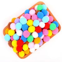 ][[ New! 200Pcs/Lot Pompom 10Mm Mini Fluffy Soft Pom Poms Pompones Ball Furball Handmade Crafts DIY For Home Decor Sewing Supplies