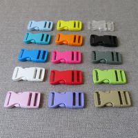 ☌ 5pcs/lot 20mm 25mm colourful Plastic release buckle strap buckle for bag dog collar necklace bracelet paracord sewing accessory