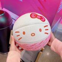 Genuine New Hello Kitty Pink Standard Mens and Womens Basketball Size 6 7 Children Outdoor Sports Toy Birthday Gift for Girls