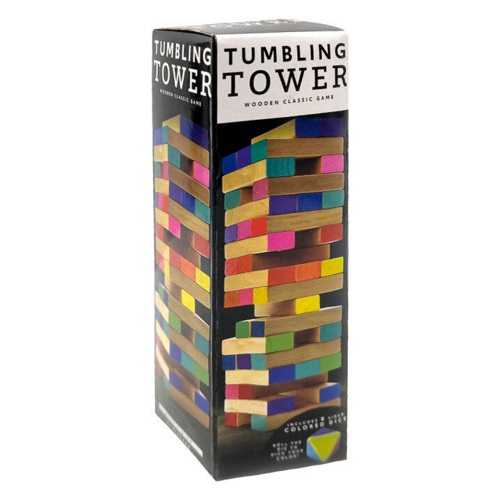 MINISO Wooden Tumbling Tower Game 48 Pcs | Lazada PH